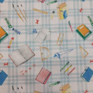 Tecido 100% Algodão | Estampado Infantil | Escola