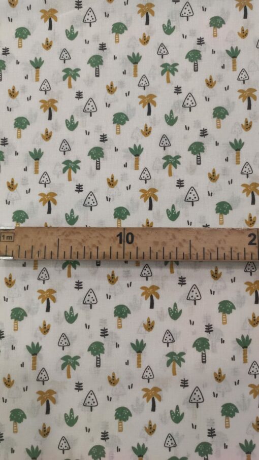 Tecido 100% Algodão | Estampado Infantil | Palmeiras ( Coleção Dino) - Imagen 4