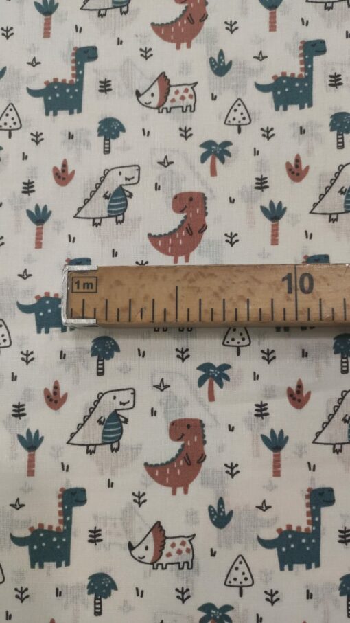 Tecido 100% Algodão | Estampado Infantil | Dinossauro - Image 5