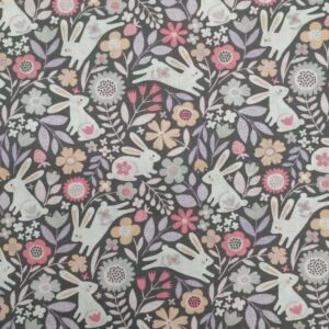 Tecido 100% Algodão | Estampado Infantil | Coelhinhos