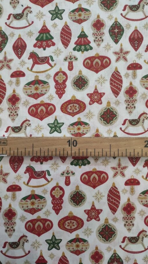 Tecido Algodão | 100% Algodão | Natal | Enfeites De Natal - Imagen 3