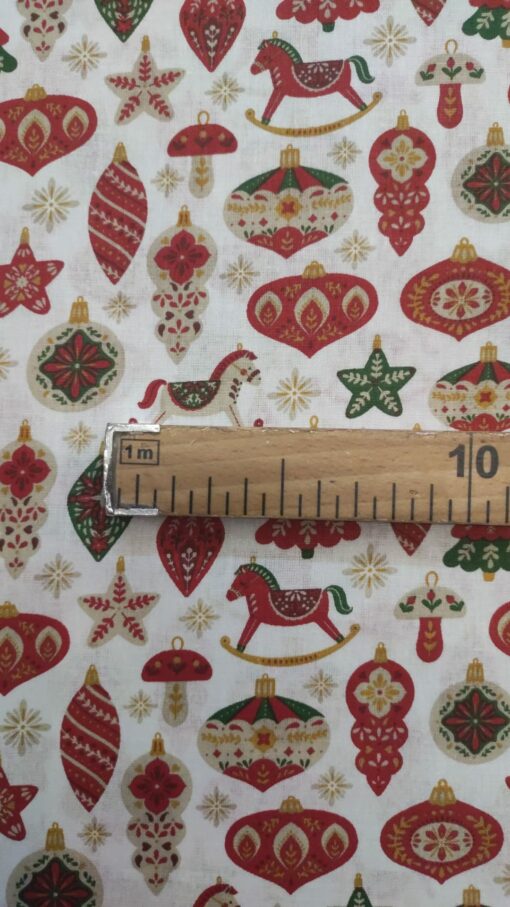 Tecido Algodão | 100% Algodão | Natal | Enfeites De Natal - Imagen 4