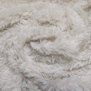 Pêlo Soft | Cru | Lurex Prateado