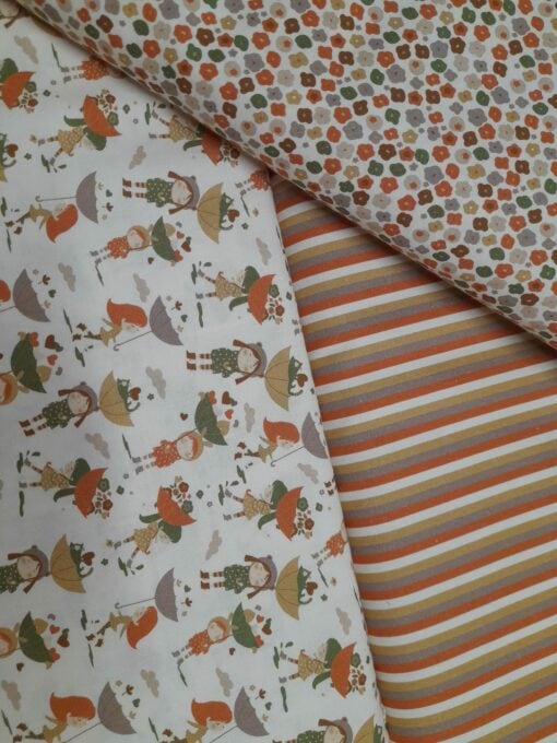 Tecido Algodão | 100% Algodão | Estampado Infantil | Coleção Meninas de Outono – Image 4
