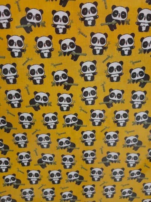 Tecido Plastificado | Estampado Infantil | Panda