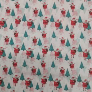Tecido Algodão | 100% Algodão | Natal | Pai Natal