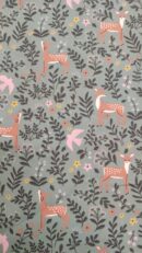 Tecido 100% Algodão | Estampado | Poppy | Floresta