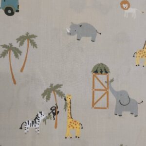 Tecido 100% Algodão | Estampado Infantil | Poppy | Safari