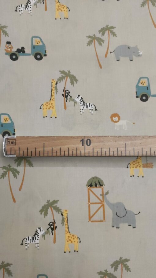 Tecido 100% Algodão | Estampado Infantil | Poppy | Safari - Imagen 3