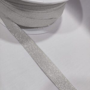 Fita de Nastro | 1,5 cm | Lurex Prateado