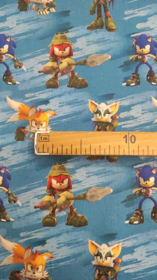 Tecidos 100% Algodão | Licenças Sega | Sonic - Imagen 3