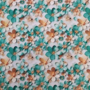 Tecido Policanvas | Estampado 3D | Floral
