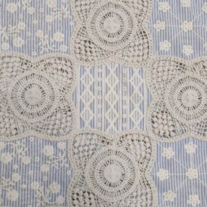 Tecido Confeção | Vestuário | Algodão com Crochet