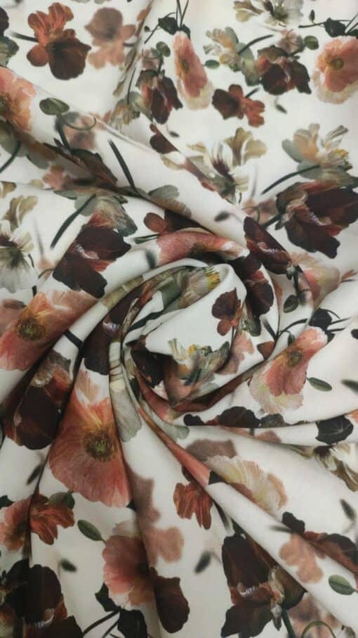Tecido Confeção | Vestuário | Viscose | Floral - Image 2