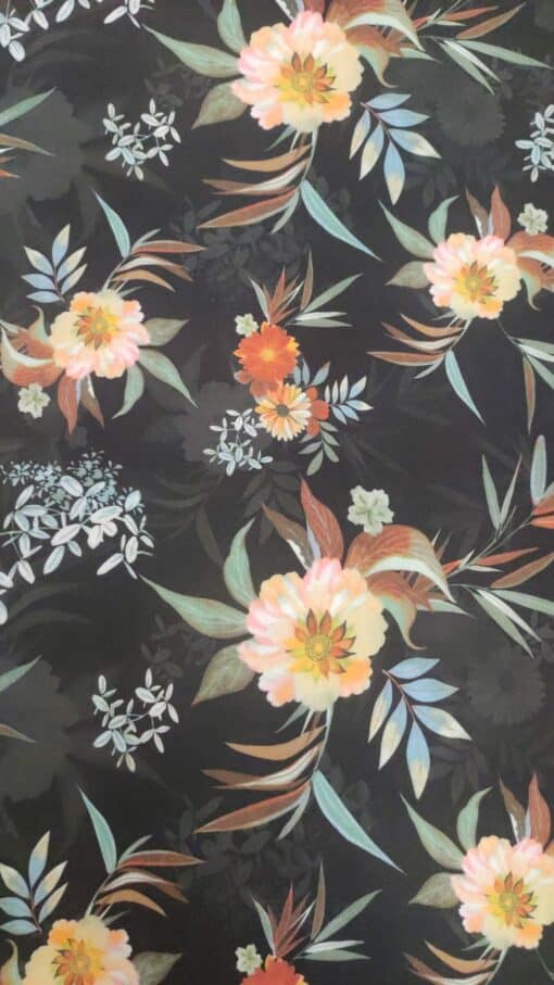 Tecido Confeção | Vestuário | Viscose | Floral
