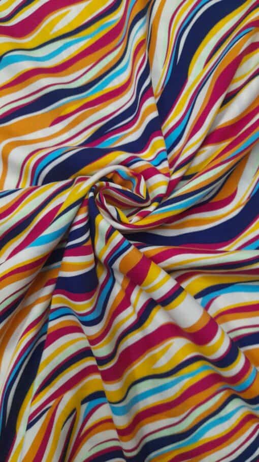 Tecido Confeção | Vestuário | Viscose | Abstrato – Image 2
