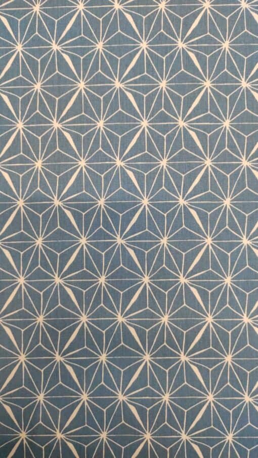 Tejidos de resina | Estampados | Amapola | Geométricos | Azul vaquero