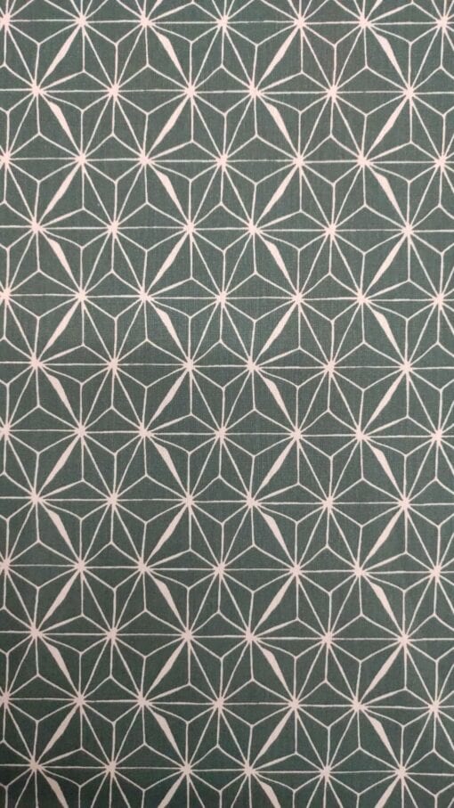 Telas de resina | Estampadas | Amapola | Geométricas | Verde oscuro