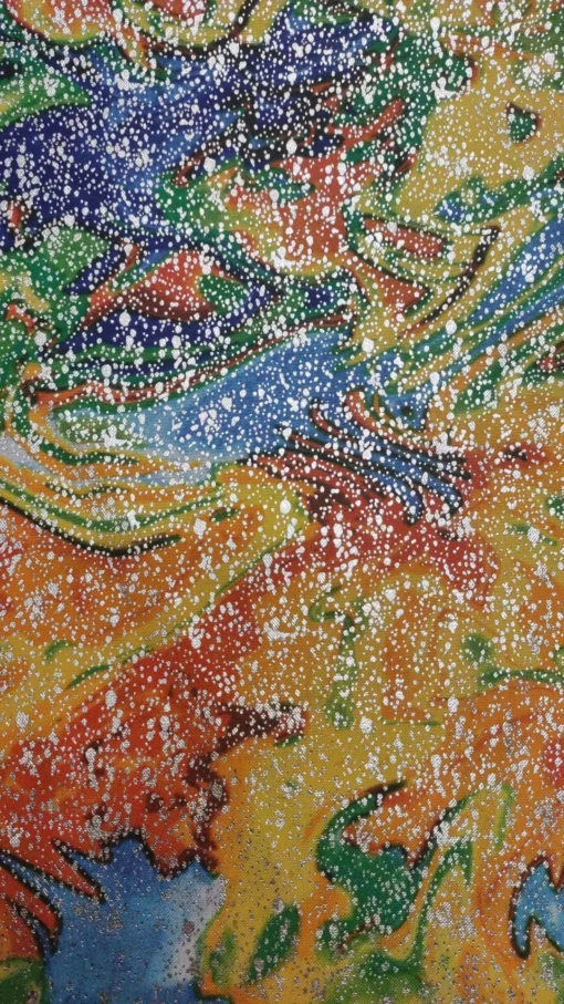 Hippye Lamé | 100% Polyester | Printed | Lurex