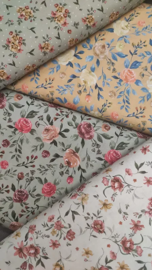 Tecido Algodão | 100% Algodão | Estampado | Floral - Image 2