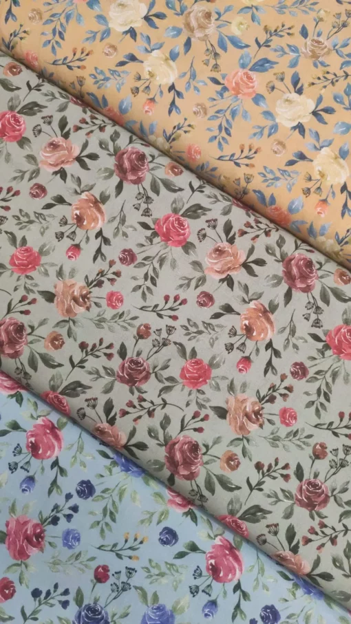 Tecido Algodão | 100% Algodão | Estampado | Floral - Image 3