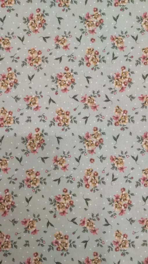 Tecido Algodão | 100% Algodão | Estampado | Floral