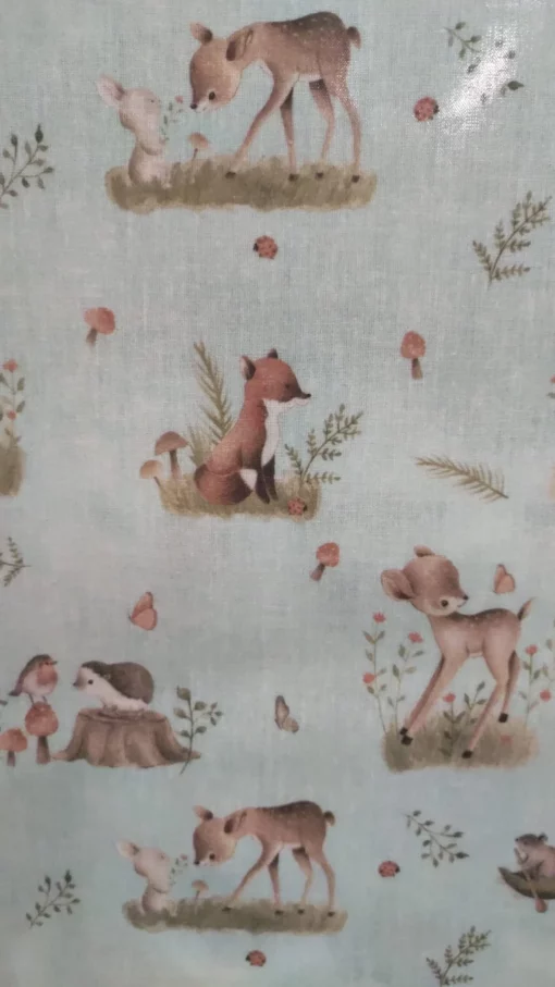 Tecido Plastificado | Estampado Infantil | Bosque