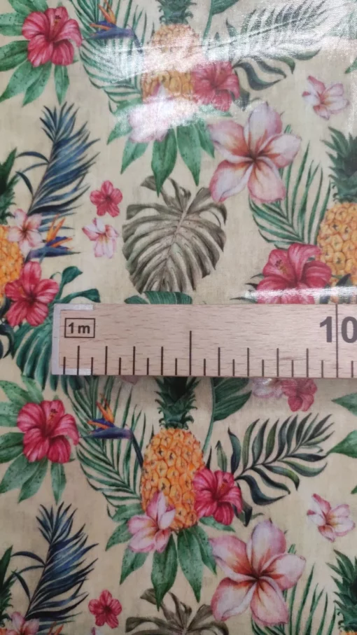 Tecido Plastificado | Estampado | Tropical | Floral – Image 4