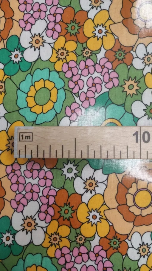 Tecido Plastificado | Estilo Retro | Anos 60/70 | Floral - Image 4