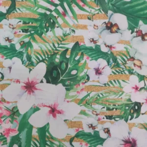 Tecido Policanvas | Estampado | Floral Tropical
