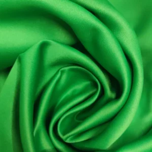 Tecido Confeção | Cetim Duchese | Cetim de Noiva | Liso | Verde Relva 9