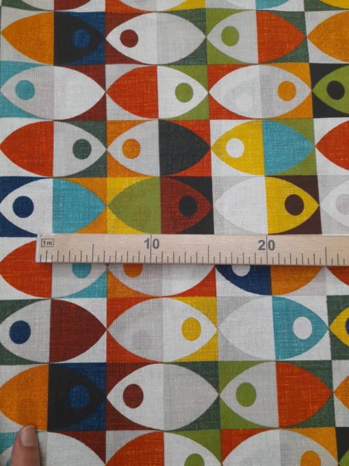 Tecido Loneta |  Estampado | Sardinhas - Imagen 2