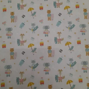 Tecido 100% Algodão | Estampado Infantil | Coleção Flip