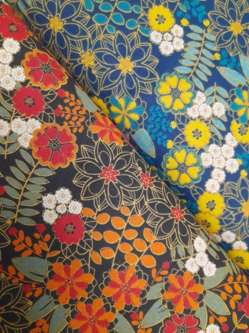 Tecido Algodão | 100% Algodão | Estampado | Floral - Imagen 2