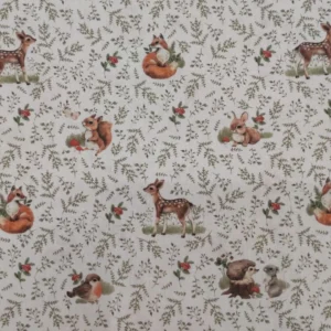 Tecido 100% Algodão | Estampado Infantil | Bosque