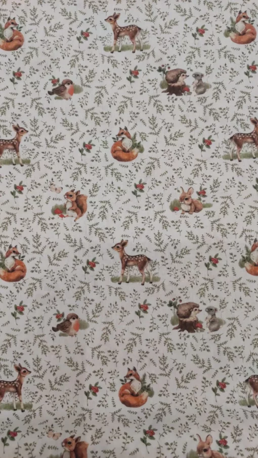 Fabric 100% Cotton | Children's Print | Forest