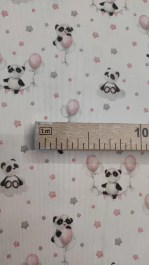 Fustão/Pique 100% Algodão | Estampado Infantil | Pandinha - Imagen 3