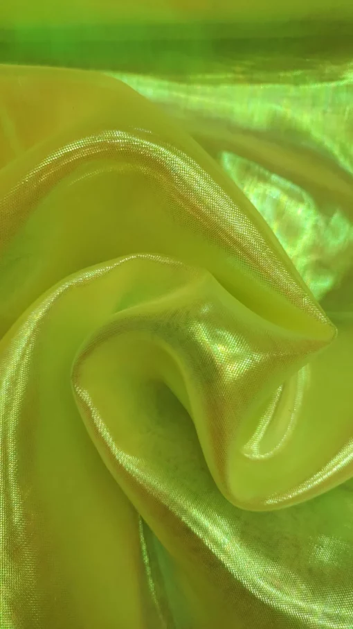 Organza | Holográfico | Iridiscente | Amarillo 7