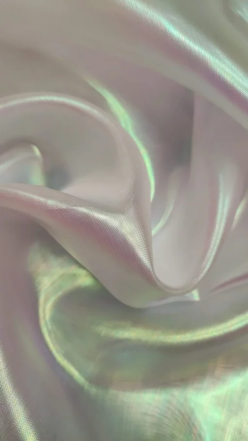 Organza | Holográfica | Iridescente | Branco 1
