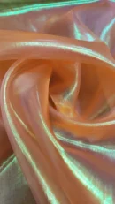 Organza | Holográfica | Iridescente | Laranja 4