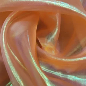 Organza | Holográfica | Iridescente | Laranja 4