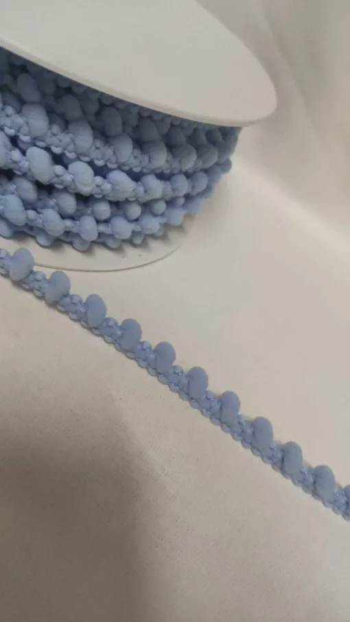 Pompom Ribbon | Pompom Mini | Cotton | Baby Blue 267