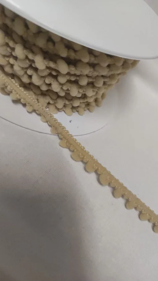 Pompom ribbon | Pompom Mini | Cotton | Beige 218