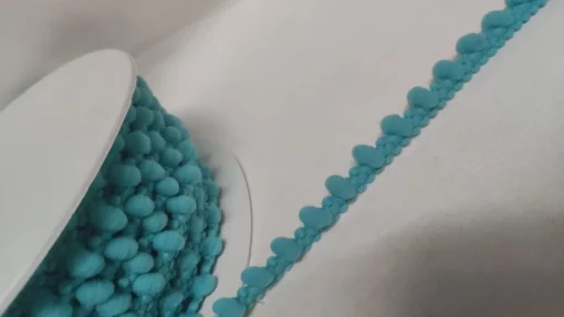 Pompón cinta | Pompón Mini | Algodón | Menta 241