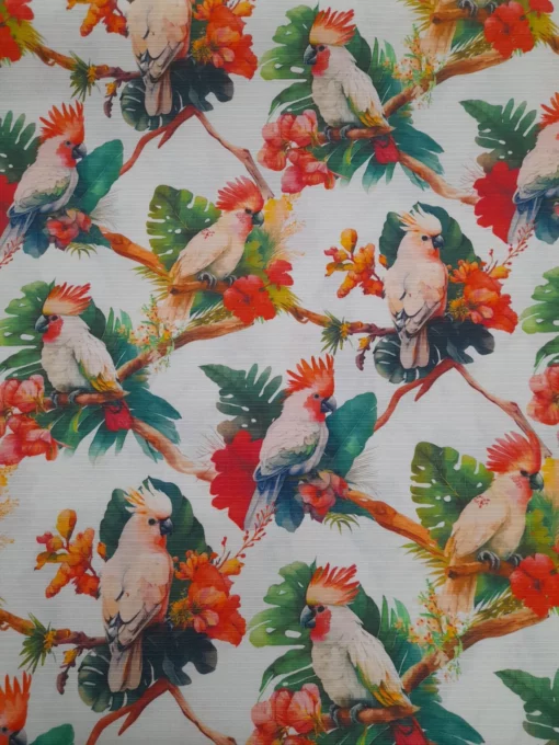 Outdoor Fabric | Waterproof | Printed | Cockatoo