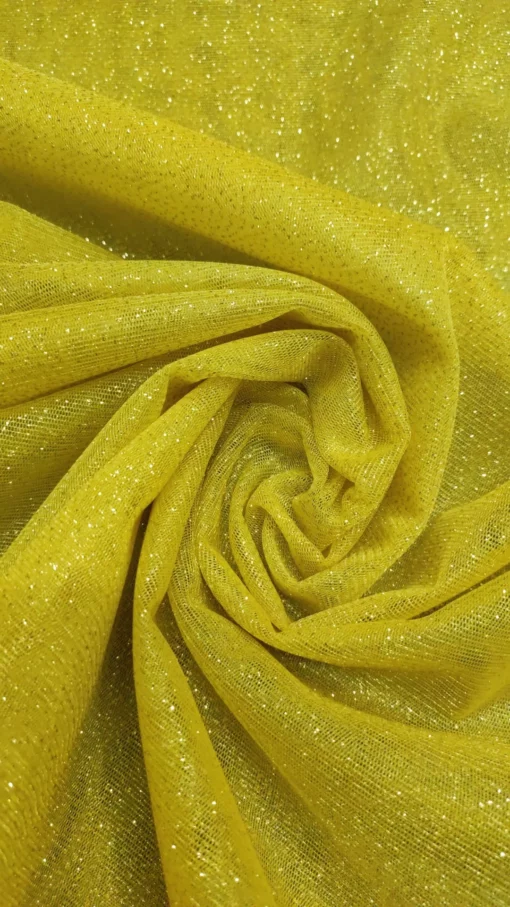 Tulle Strass | Extra brillant | Jaune (Giallo 61)
