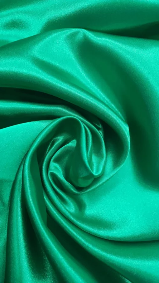 Satinado Grueso | Liso | Verde Hierba (Raso Saturno 155)