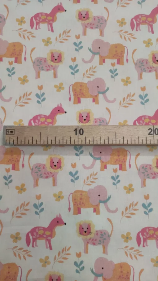 Tecido 100% Algodão | Estampado Infantil | Animais da Selva - Image 2