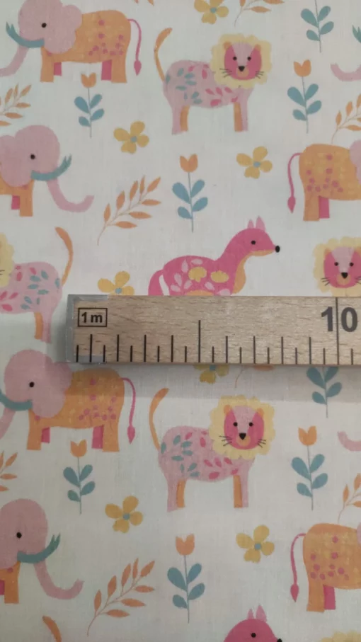 Tecido 100% Algodão | Estampado Infantil | Animais da Selva - Image 3