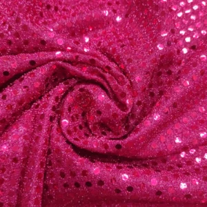 Tecido Lantejoula | Carnaval | Rosa Fucsia